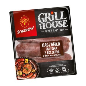 Kaszanka grillowa z boczkiem 600g Sokołów